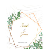 Rosemary Personalised Wedding Aisle Runner Flat image