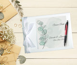 Eucalyptus Personalised Wedding Guest Book