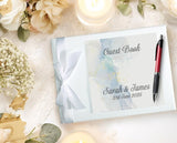 Blue Pastels Wedding Guest Book