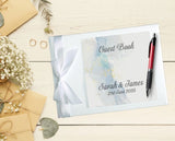 Blue Pastels Personalised Wedding Guest BookBlue Pastels Personalised Wedding Guest Book