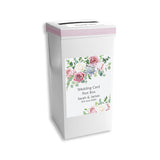 Dusky Pink Roses Personalised Wedding Postbox