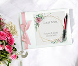 Framed Foliage Wedding Guest Book