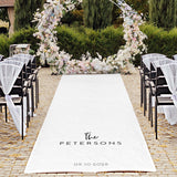 Personalised Last Name Aisle Runner, Suitable for All Occasions, UK Supplier