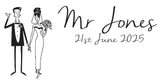 Wedding Couple Personalised Mugs