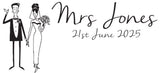 Wedding Couple Personalised Mugs