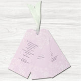 Blossom Bouquet Wedding Evening Invitation.