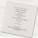 Romance Wedding Evening Invitation Cream