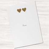 Ribbons Menu Card.