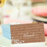 Wedding Tree Personalised Wedding Place Card.