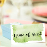 Tintin Personalised Wedding Place Card.