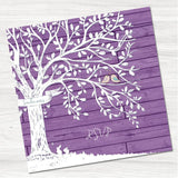 Wedding Tree Reply Card.