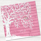 Wedding Tree Reply Card.