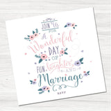 Script Wedding Reply Card.