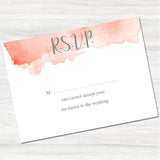 Lillie Mae Wedding Reply Card.