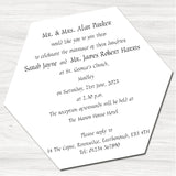 Lotus Flower Wedding Day Invitation