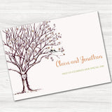 Tree of Love Wedding Day Invitation.