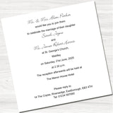True Lovers Knot Wedding Day Invitation - Inside
