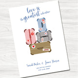 The Greatest Adventure Wedding Day Invitation