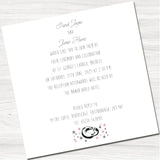 You're Invited Wedding Day Invitation - Reverse
