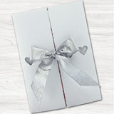 Luxury Ribbons Wedding Day Invitation.