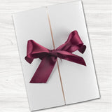 Ribbons Day Wedding Invitation.