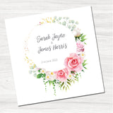 Floral Wedding Day Invitation-Front