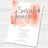 Lillie Mae Wedding Evening Invitation