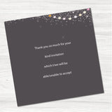 Mystical Tree Reply Card-Inside