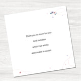 Script Wedding Reply Card-Inside