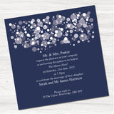 Starry Night Navy Wedding Evening Invitation Bundle