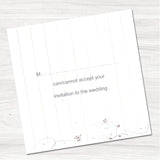 Vintage Roses Reply Card-Inside